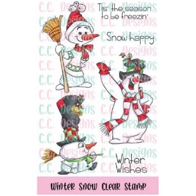 C.C. Designs Clear Stamps - Winter Snow